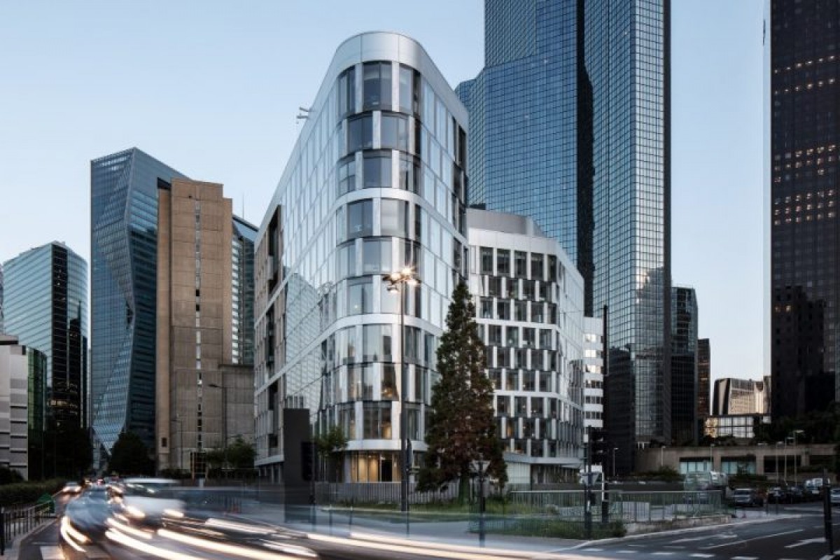 Coupe du bâtiment Ampère